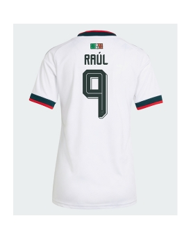 Billige Fotballdrakt Mexico Raul Jimenez #9 Replika Bortedrakt Dame VM 2026 Kortermet Billige Fotballdrakt Mexico Raul Jimenez #9 Replika Bortedrakt Dame VM 2026 Kortermet